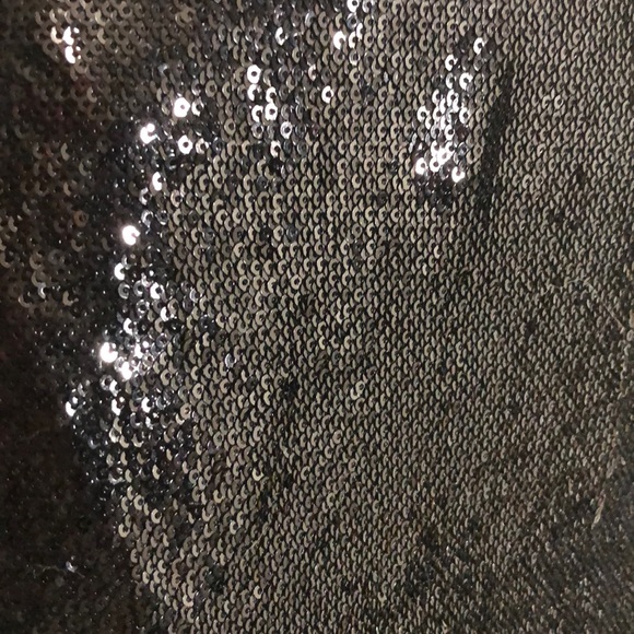 Sequined Black Mini Skirt - Picture 2 of 6